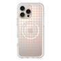 スリムプロテクションプレミアムケース with MagSafe［ オリジナル - 推し色チェック - オレンジ ］