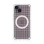 スリムプロテクションプレミアムケース with MagSafe［ オリジナル - 推し色チェック - ピンク ］