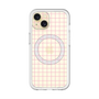 スリムプロテクションプレミアムケース with MagSafe［ オリジナル - 推し色チェック - ピンク ］