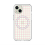 スリムプロテクションプレミアムケース with MagSafe［ オリジナル - 推し色チェック - ピンク ］