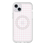 スリムプロテクションプレミアムケース with MagSafe［ オリジナル - 推し色チェック - ピンク ］