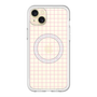 スリムプロテクションプレミアムケース with MagSafe［ オリジナル - 推し色チェック - ピンク ］
