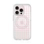 スリムプロテクションプレミアムケース with MagSafe［ オリジナル - 推し色チェック - ピンク ］