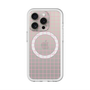 スリムプロテクションプレミアムケース with MagSafe［ オリジナル - 推し色チェック - ピンク ］