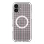 スリムプロテクションプレミアムケース with MagSafe［ オリジナル - 推し色チェック - ピンク ］