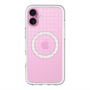 スリムプロテクションプレミアムケース with MagSafe［ オリジナル - 推し色チェック - ピンク ］