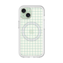 スリムプロテクションプレミアムケース with MagSafe［ オリジナル - 推し色チェック - グリーン ］