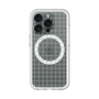 スリムプロテクションプレミアムケース with MagSafe［ オリジナル - 推し色チェック - グリーン ］