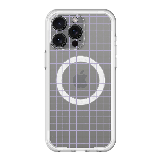 スリムプロテクションプレミアムケース with MagSafe［ オリジナル - 推し色チェック - パープル ］