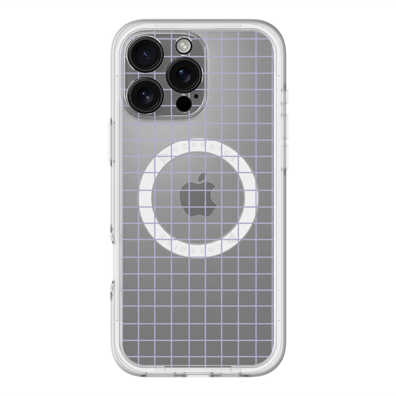 スリムプロテクションプレミアムケース with MagSafe［ オリジナル - 推し色チェック - パープル ］