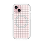 スリムプロテクションプレミアムケース with MagSafe［ オリジナル - 推し色チェック - ブラック ］