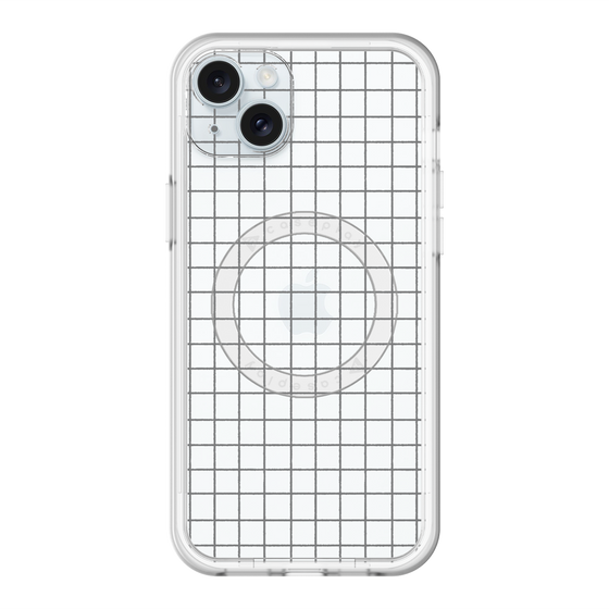 スリムプロテクションプレミアムケース with MagSafe［ オリジナル - 推し色チェック - ブラック ］