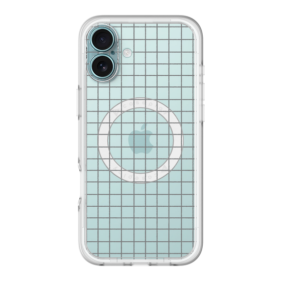 スリムプロテクションプレミアムケース with MagSafe［ オリジナル - 推し色チェック - ブラック ］