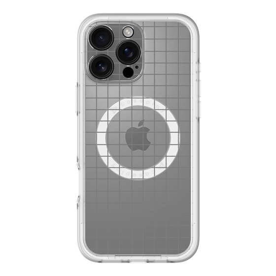 スリムプロテクションプレミアムケース with MagSafe［ オリジナル - 推し色チェック - ブラック ］