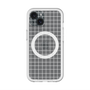 スリムプロテクションプレミアムケース with MagSafe［ オリジナル - 推し色チェック - ホワイト ］