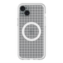 スリムプロテクションプレミアムケース with MagSafe［ オリジナル - 推し色チェック - ホワイト ］