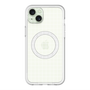 スリムプロテクションプレミアムケース with MagSafe［ オリジナル - 推し色チェック - ホワイト ］