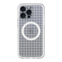 スリムプロテクションプレミアムケース with MagSafe［ オリジナル - 推し色チェック - ホワイト ］