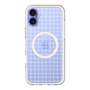 スリムプロテクションプレミアムケース with MagSafe［ オリジナル - 推し色チェック - ホワイト ］