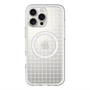 スリムプロテクションプレミアムケース with MagSafe［ オリジナル - 推し色チェック - ホワイト ］