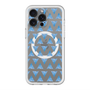 スリムプロテクションプレミアムケース with MagSafe［ オリジナル - 推し色三角 - ブルー ］