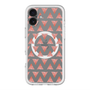 スリムプロテクションプレミアムケース with MagSafe［ オリジナル - 推し色三角 - レッド ］