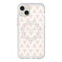 スリムプロテクションプレミアムケース with MagSafe［ オリジナル - 推し色三角 - ピンク ］