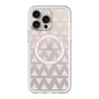 スリムプロテクションプレミアムケース with MagSafe［ オリジナル - 推し色三角 - ピンク ］