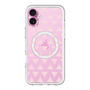 スリムプロテクションプレミアムケース with MagSafe［ オリジナル - 推し色三角 - ピンク ］