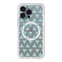 スリムプロテクションプレミアムケース with MagSafe［ オリジナル - 推し色三角 - グリーン ］