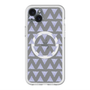 スリムプロテクションプレミアムケース with MagSafe［ オリジナル - 推し色三角 - パープル ］