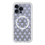 スリムプロテクションプレミアムケース with MagSafe［ オリジナル - 推し色三角 - パープル ］