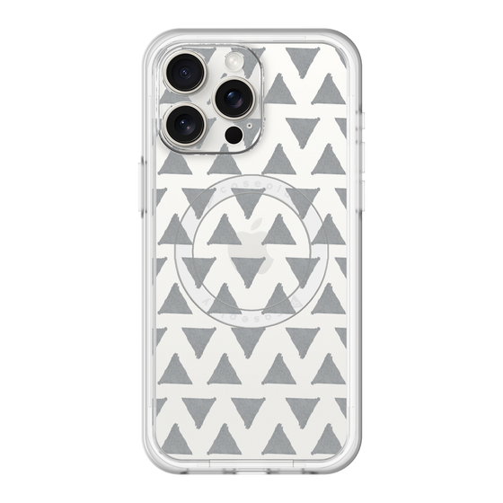 スリムプロテクションプレミアムケース with MagSafe［ オリジナル - 推し色三角 - ブラック ］