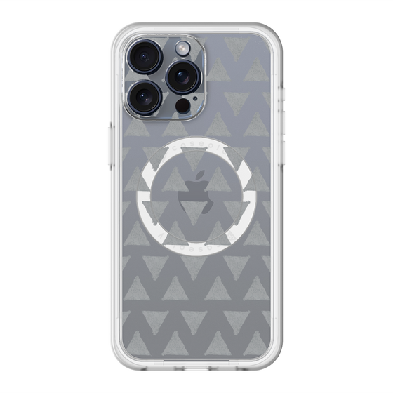 スリムプロテクションプレミアムケース with MagSafe［ オリジナル - 推し色三角 - ブラック ］