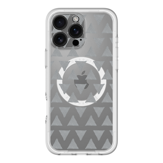 スリムプロテクションプレミアムケース with MagSafe［ オリジナル - 推し色三角 - ブラック ］