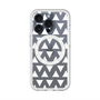 スリムプロテクションプレミアムケース with MagSafe［ オリジナル - 推し色三角 - ホワイト ］