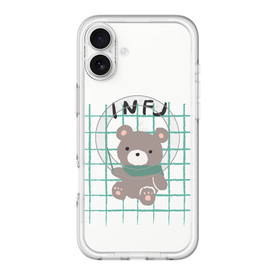 スリムプロテクションプレミアムケース with MagSafe［ オリジナル - INFJ 提唱者 - キャラクター ］