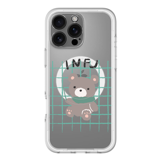 スリムプロテクションプレミアムケース with MagSafe［ オリジナル - INFJ 提唱者 - キャラクター ］