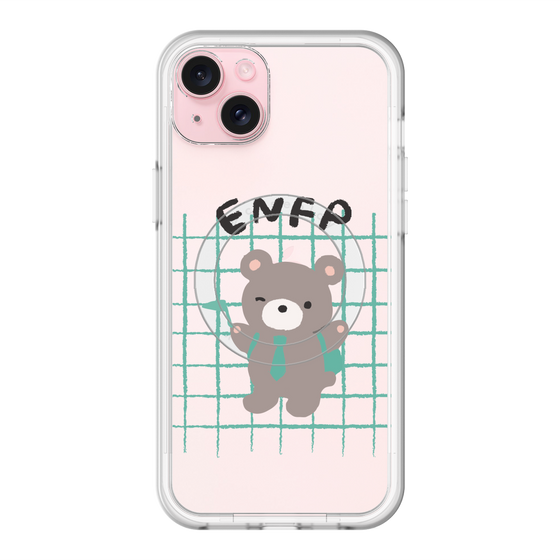 スリムプロテクションプレミアムケース with MagSafe［ オリジナル - ENFP 運動家 - キャラクター ］