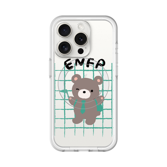 スリムプロテクションプレミアムケース with MagSafe［ オリジナル - ENFP 運動家 - キャラクター ］