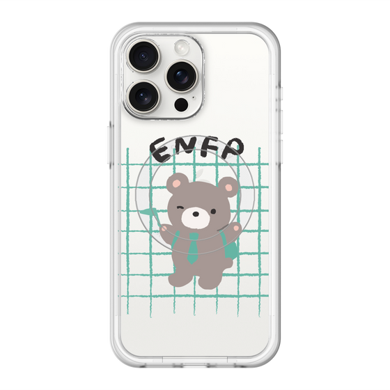 スリムプロテクションプレミアムケース with MagSafe［ オリジナル - ENFP 運動家 - キャラクター ］