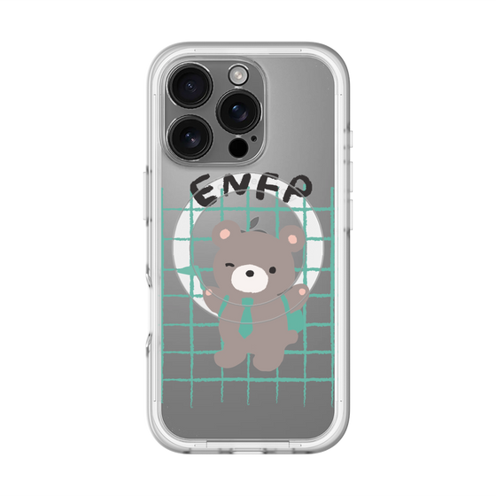 スリムプロテクションプレミアムケース with MagSafe［ オリジナル - ENFP 運動家 - キャラクター ］