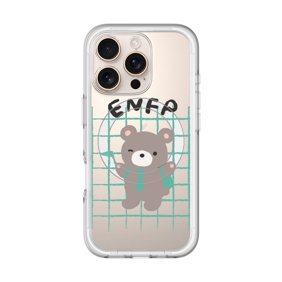スリムプロテクションプレミアムケース with MagSafe［ オリジナル - ENFP 運動家 - キャラクター ］