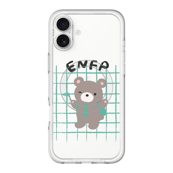 スリムプロテクションプレミアムケース with MagSafe［ オリジナル - ENFP 運動家 - キャラクター ］