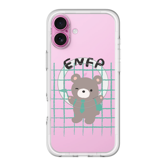 スリムプロテクションプレミアムケース with MagSafe［ オリジナル - ENFP 運動家 - キャラクター ］