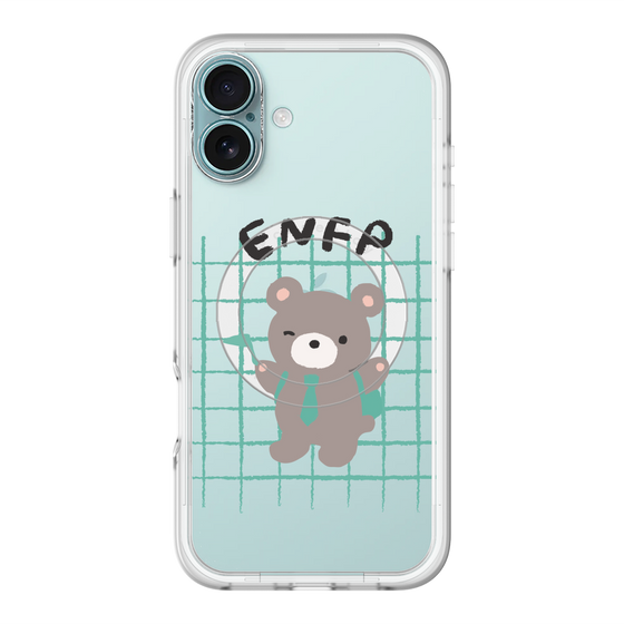 スリムプロテクションプレミアムケース with MagSafe［ オリジナル - ENFP 運動家 - キャラクター ］