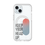 スリムプロテクションプレミアムケース with MagSafe［ オリジナル - ドットオーバーレイ - KEEP YOUR HEAD UP/A ］