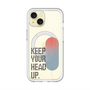 スリムプロテクションプレミアムケース with MagSafe［ オリジナル - ドットオーバーレイ - KEEP YOUR HEAD UP/A ］