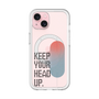 スリムプロテクションプレミアムケース with MagSafe［ オリジナル - ドットオーバーレイ - KEEP YOUR HEAD UP/A ］