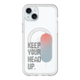 スリムプロテクションプレミアムケース with MagSafe［ オリジナル - ドットオーバーレイ - KEEP YOUR HEAD UP/A ］